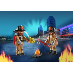playmobil duopack bomberos